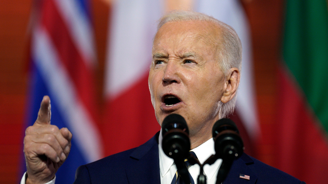 Biden: "Jaz sem kandidat in zmagali bomo" (foto: Profimedia)