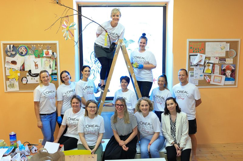 Zaposleni podjetja L'Oréal osvežili večgeneracijski center Skupna Točka (foto: promocijska fotografija)