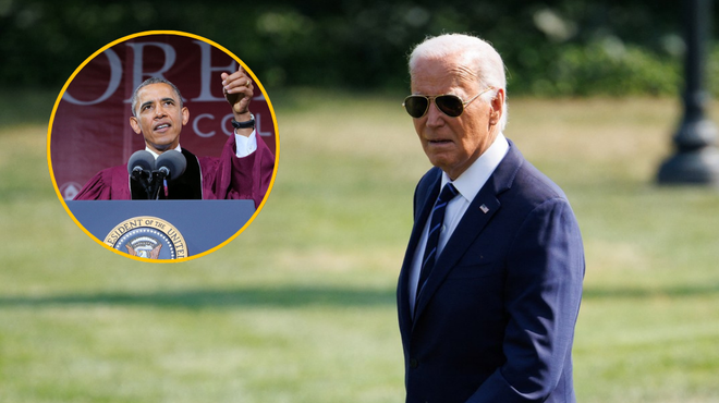 Tudi Obama dvomi v Bidna, bo odstopil od kandidature? (foto: Profimedia / fotomontaža)