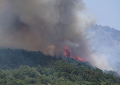 Gasilcem na pomoč priskočil dež: požar na Krasu je pogašen