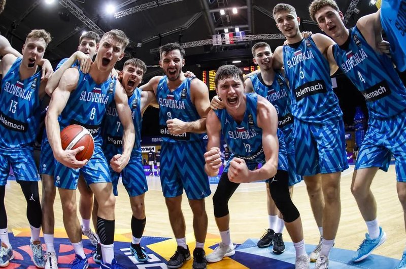 Slovenski košarkarji do 20 let so se prebili v finale evropskega prvenstva! (foto: Fiba)