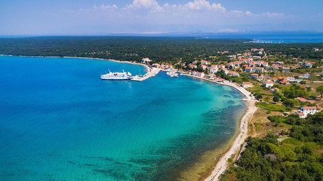 otok olib hrvaška plaže