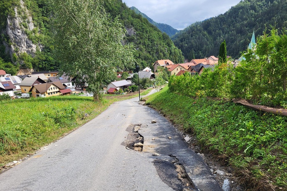 posledice ujme na Koroškem