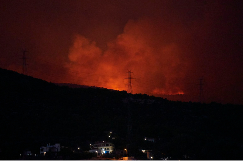 Požar v Grčiji (foto: Profimedia)