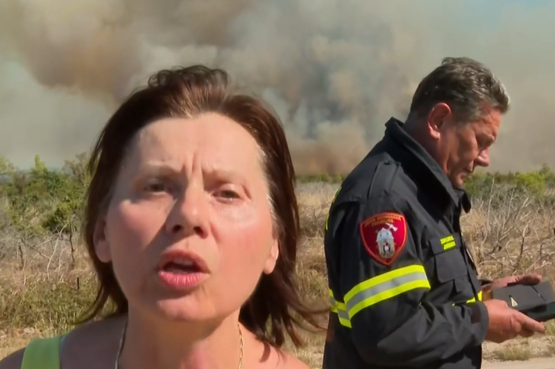 Incident med gašenjem požara: na požarišče prišli ženski, začeli preklinjati in grobo zmerjati gasilce (foto: Danas.hr/posnetek zaslona)