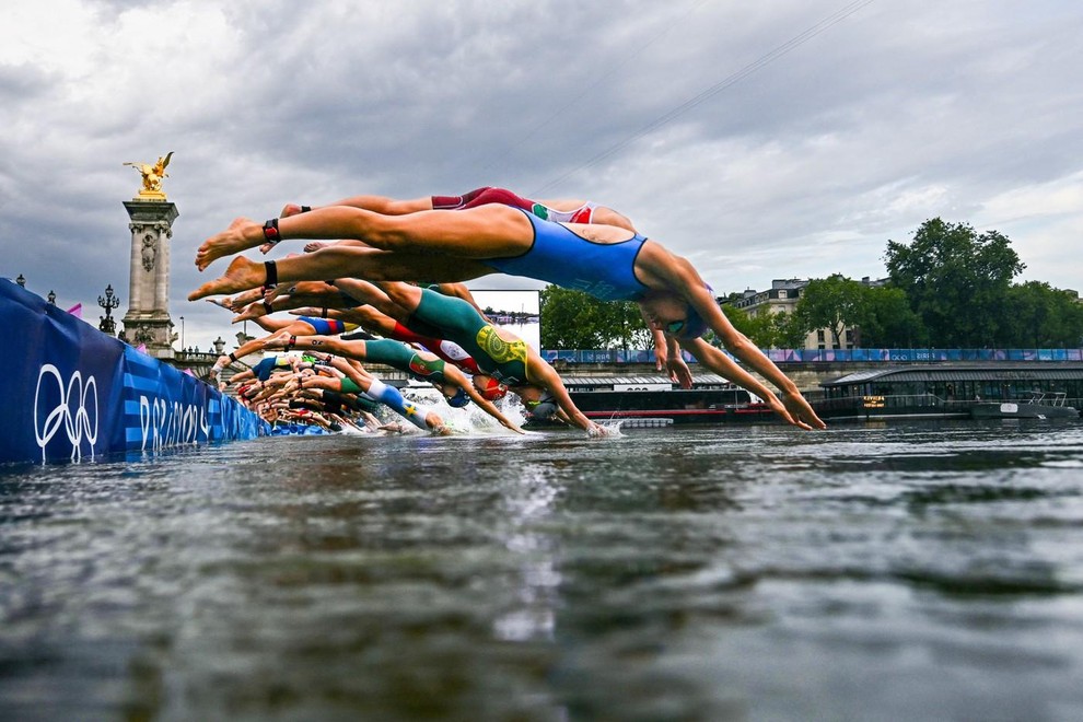 Plavanje v Seni na olimpijskih igrah