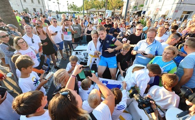 Sprejem olimpijcev v Kopru: Vodišek bo končno spal brez budilke, Leški gre na Taylor Swift