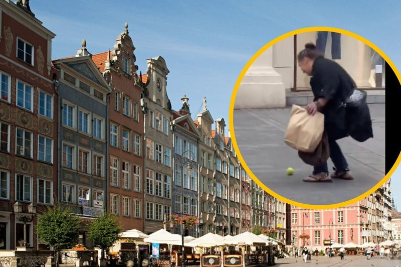 Kaj se dogaja v tem mestu? Na domačine in turiste padajo teniške žogice (VIDEO) (foto: Profimedia/Twitter/dog_rates/fotomontaža)