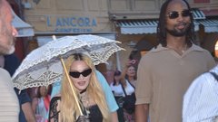 Madonna Aikeem Morris dopust Italija