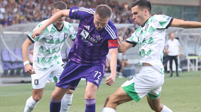 Večni nogometni derbi Maribora in Olimpije: tekmeca sta se razšla brez zmagovalca (foto: Facebook/NK Maribor)