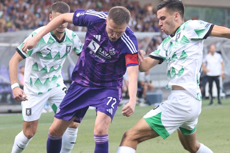 Večni nogometni derbi Maribora in Olimpije: tekmeca sta se razšla brez zmagovalca (foto: Facebook/NK Maribor)