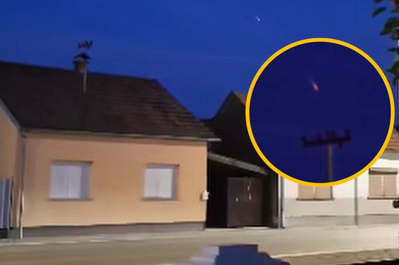 Nenavaden pojav na nebu: očividci niso mogli verjeti svojim očem (VIDEO) (foto: Facebook/Danko Kočiš/posnetek zaslona/fotomontaža)