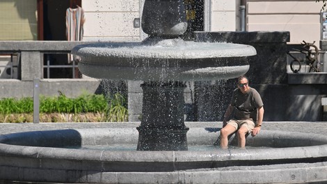 vrocina Ljubljana hlajenje fontana