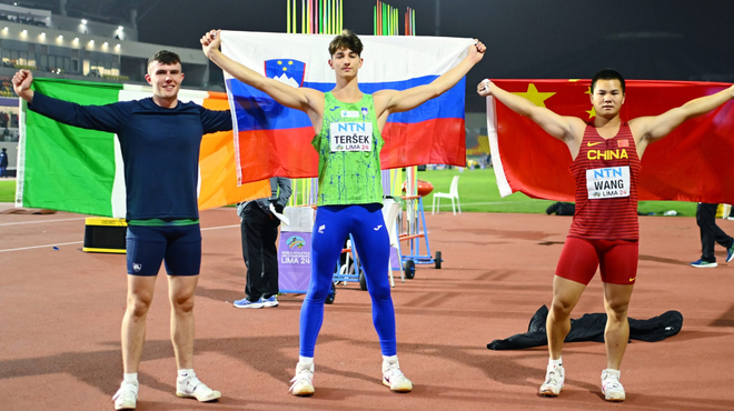 Na to smo čakali 30 let: Slovenija ima mladinskega svetovnega prvaka v atletiki (foto: Enzo Santos Barreiro za World Athletics)