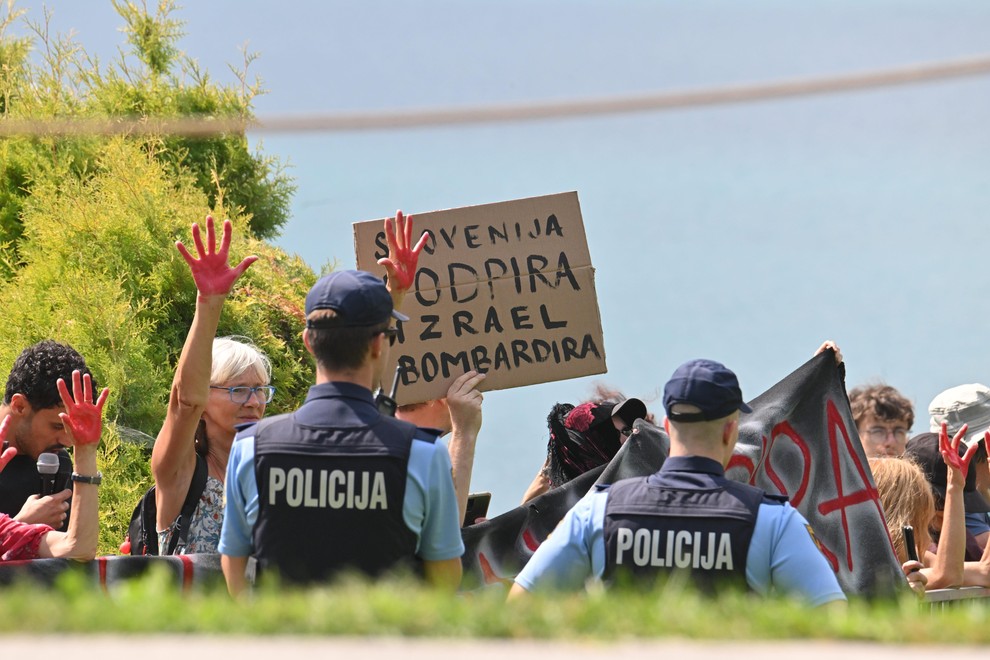 protest gaza bled