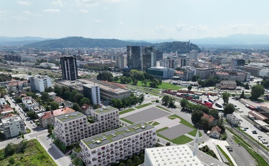 Le streljaj od strogega središča Ljubljane gradijo nove stanovanjske objekte: poglejte, kako bodo videti stanovanja in po kakšni ceni jih bodo prodajali (FOTO)