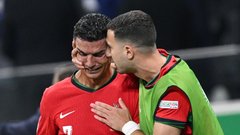 Cristiano Ronaldo solze jok Slovenija-Portugalska Euro 20254 evropsko prvenstvo v nogometu