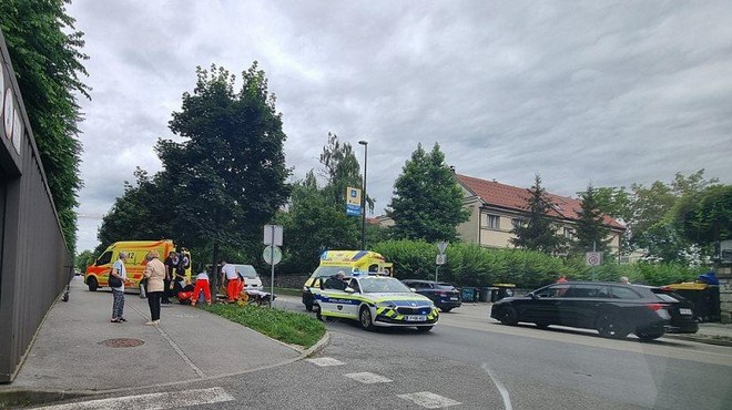 Kdaj bo ljubljanska občina ukrepala? Prometnih nesreč naj bi bilo na tem območju čedalje več (FOTO) (foto: Pobude meščanov)