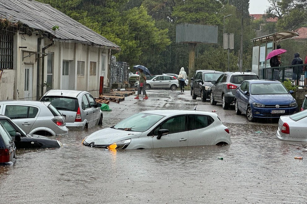 vreme Hrvaška poplave