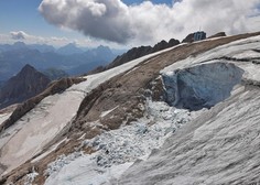 Največji ledenik v Dolomitih vztrajno izginja, do leta 2040 bi se lahko v celoti stalil