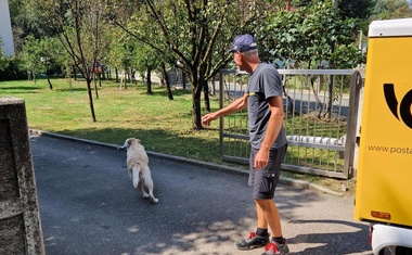 Sprejme pošto in se poslovi - do naslednjega dne.