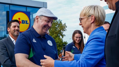 Paraolimpijci na sprejemu v Ljubljani: prišli so tudi številni slovenski politiki (FOTO)