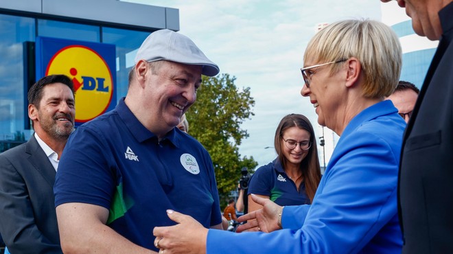 Paraolimpijci na sprejemu v Ljubljani: prišli so tudi številni slovenski politiki (FOTO) (foto: Bobo)