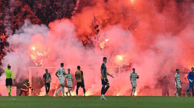 Navijaški izgredi drago stali Olimpijo in Rijeko: takšna ostra kazen ju čaka (foto: Bobo)