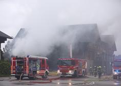 V Smledniku požar zajel znano restavracijo (FOTO)