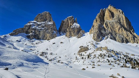 gorovje sneg dolomiti