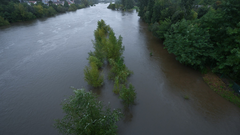 češka padavine vreme poplave elektrika