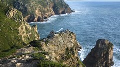 Portugalska Cabo da Roca Atlantski ocean Atlantik morje klifi