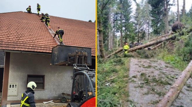 V Topolšici sirena za nevarnost, odkritih je več hiš (FOTO in VIDEO) (foto: Facebook/Pgd Topolšica/Krajevna skupnost Topolšica)