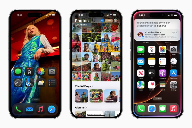 Ste že namestili iOS18? Tu so 3 novosti, ki jih morate preizkusiti že danes (foto: Apple, Inc.)