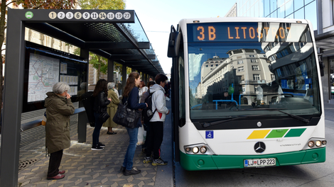 LPP Avtobus Ljubljana sajenje zelenje