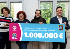 Kateri trgovec je programu Botrstvo v 10 letih namenil več kot milijon evrov?