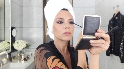 Victoria Beckham maskara ličenje ženska ženske lepota moda