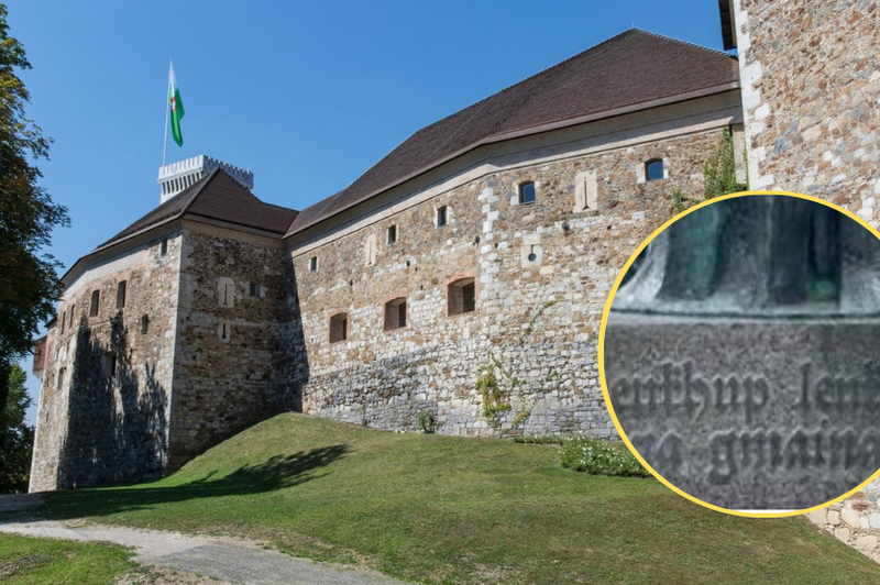 Američana navdušil spomenik na Ljubljanskem gradu: "V katerem jeziku je ta napis?" (foto: Profimedia/Facebook/fotomontaža)