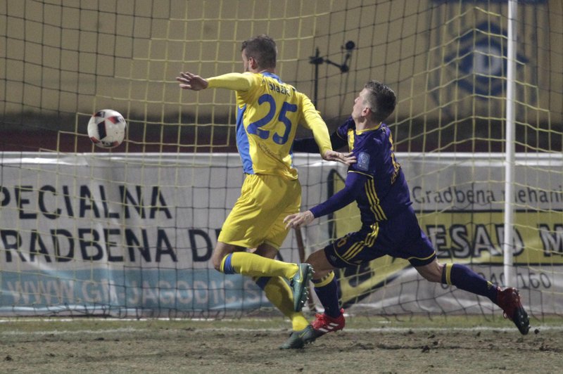 Nogometaš Miha Blažič. (foto: BOBO/Srdjan Zivulovic)