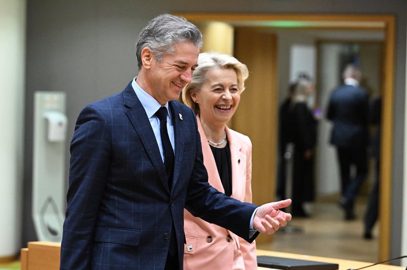 Ursula von der Leyen in Robert Golob (foto: Profimedia)