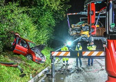 Četrtek zvečer zaznamovala nepredstavljiva tragedija: v čelnem trčenju življenje izgubila dečka