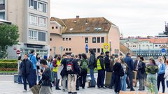 protest splav Maribor