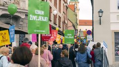 protest splav Maribor