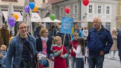 protest splav Maribor