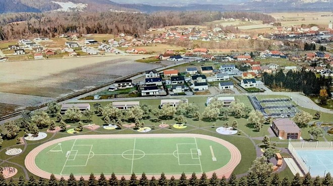 Lanske poplave uničile skoraj vsa igrišča v občini, zdaj bodo zgradili nov športni park (ki mu ne bo para) (foto: Občina Braslovče)