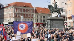 upokojenci protest hrvaška