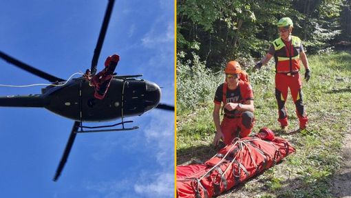 Reševanje s helikopterjem: od poškodbe do paničnega napada (zakaj so reševalci tudi psihiatri)