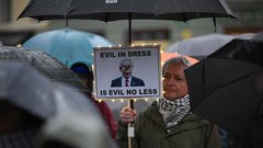 shod protest Palestina Izrael vojna Ljubljana