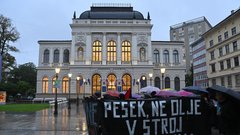 shod protest Palestina Izrael vojna Ljubljana