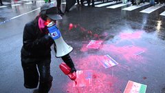 shod protest Palestina Izrael vojna Ljubljana